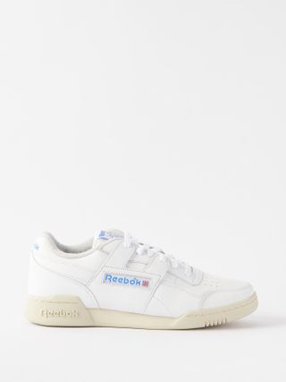Reebok + Workout Plus Leather Trainers
