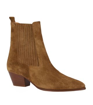 Sandro + Suede Amelya Ankle Boots