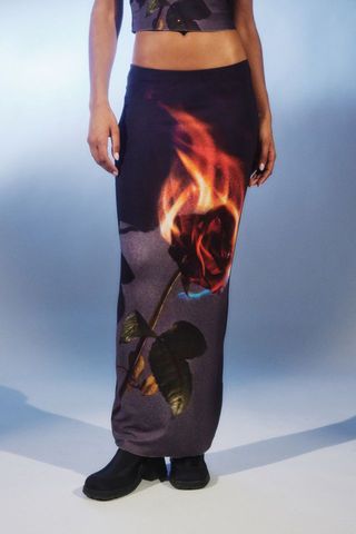 Jaded London + Flaming Rose Maxi Skirt