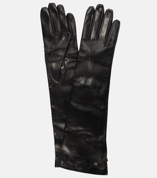 Max Mara + Afide Leather Gloves