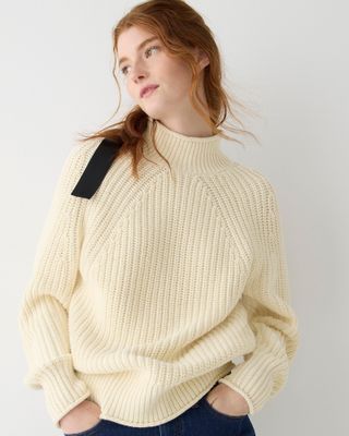 J.Crew + Relaxed Rollneck Sweater