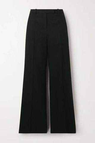 The Row + Banew Pinstriped Wool Wide-Leg Pants