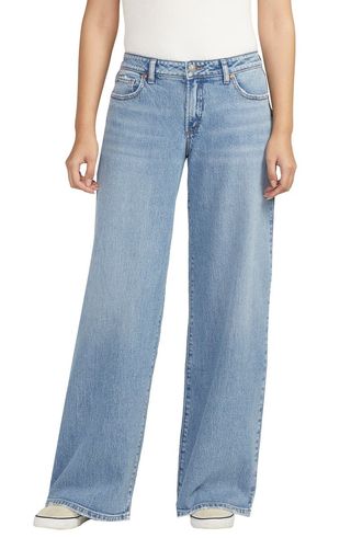 Silver Jeans Co. + Low Rise Wide Leg Skater Jeans