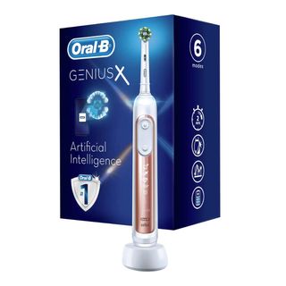 Oral B + Genius X Rose Gold Electric Toothbrush