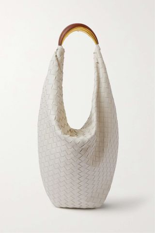 Bottega Veneta + Foulard Intrecciato Leather Shoulder Bag