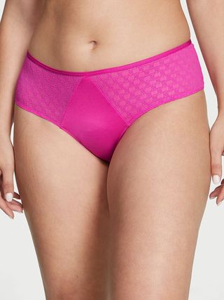 Victoria's Secret + Micro Lace Inset Cheeky Panty