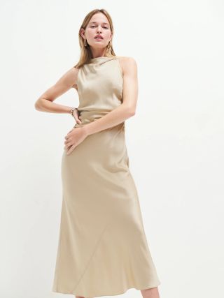 Reformation + Casette Silk Dress