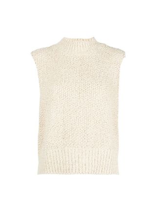 Maison Margiela + Sleeveless Chunky-Knit Jumper Vest