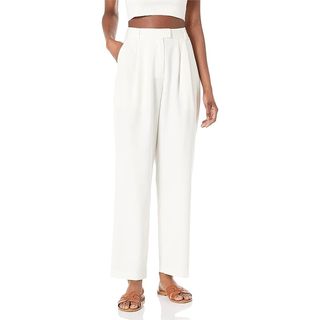 The Drop + Dylan Pleated Straight Pant