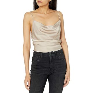 The Drop + Christy Cowl-Neck Cami Silky Stretch Top