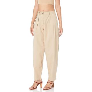 The Drop + Sharon Pleated Detail Pant