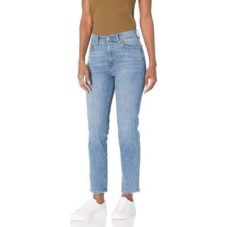 The Drop + Miranda High-Rise Straight Fit Ankle Jean