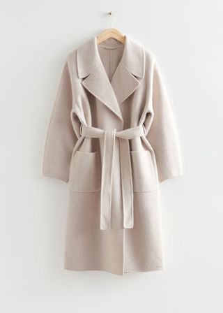 & Other Stories + Oversized Belted Coat