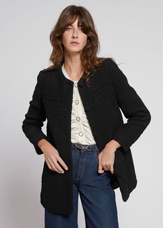 & Other Stories + Buttoned Tweed Jacket