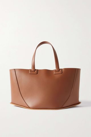 Gabriela Hearst + Coyote Paneled Leather Tote