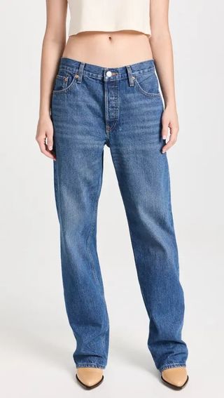 Re/Done + Loose Long Jeans