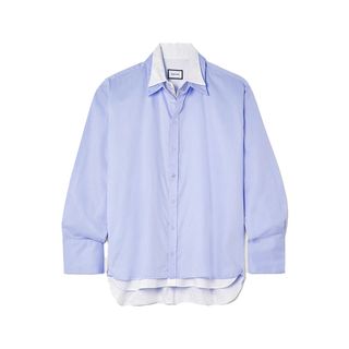 Beare Park + Layered Cotton-Sateen Shirt