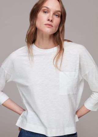 Whistles + Cotton Patch Pocket Top