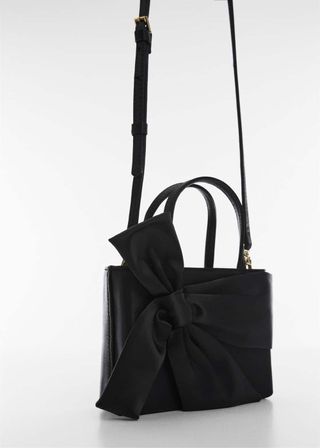 MANGO + Bag With Bow Detail