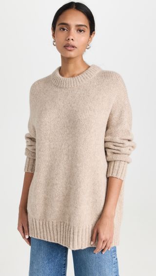 Jenni Kayne + Jenni Kayne Alpaca Cocoon Crewneck Sweater | Shopbop