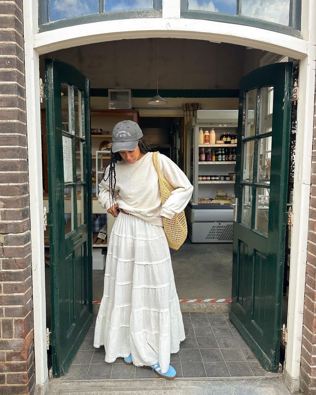 10 Stylish Ways to Wear White Maxi Skirts Who What Wear — free download