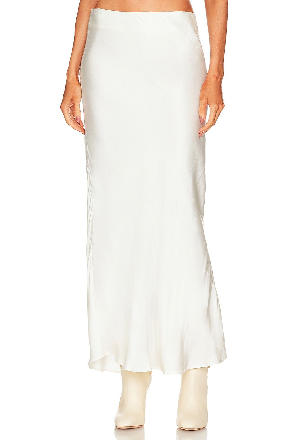 ALTHAIA MAXI SKIRT WHITE