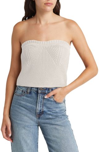 & Other Stories + Heart Shaped Knit Tube Top
