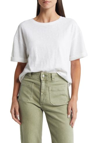 Caslon + Relaxed Organic Cotton Boyfriend T-Shirt