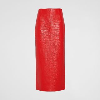 Prada + Nappa Leather Skirt