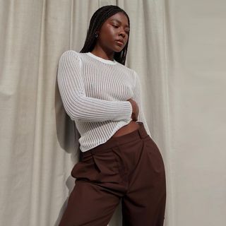 5 Brown Trousers Outfits We're Copying This Winter
