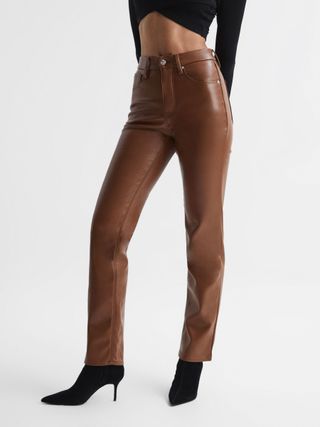 Reiss + Good American Better Than Leather Pants