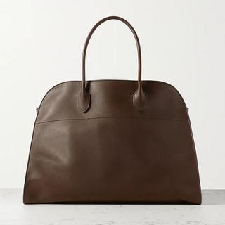 The Row + Margaux 17 Buckled Leather Tote