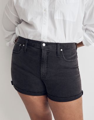 Madewell + High-Rise Denim Shorts