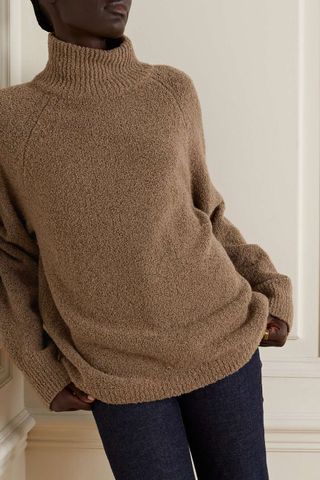 Tove + Bruna Merino Wool-Blend Bouclé Turtleneck Sweater
