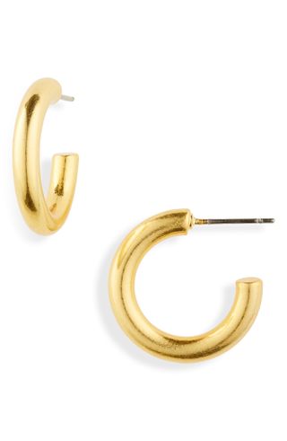 Madewell + Small Chunky Hoop Earrings