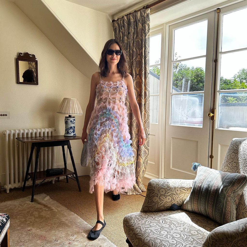 Celebs Won't Stop Wearing Mary Jane Ballet Flats Right Now | Who What Wear
