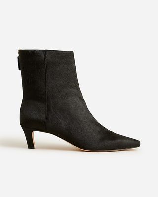 J.Crew + Stevie Ankle Boots in Calf Hair