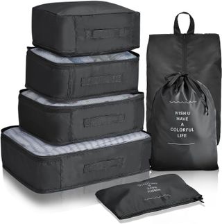 Amazon + Packing Organizers Set with Toiletry Bag
