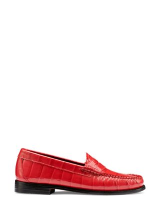 G.H. Bass + Whitney Croc Embossed Penny Loafer