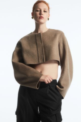 COS + Double Faced Cropped Hybrid Jacket
