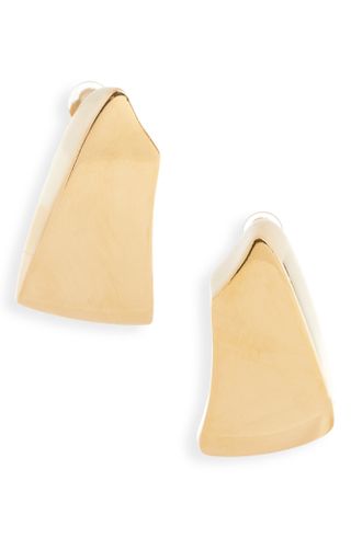 Saint Laurent + Triangle Drop Clip-On Earrings