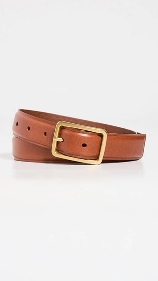 Madewell + Rectangle Buckle Leather Belt