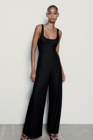 Zara + Strappy Jumpsuit