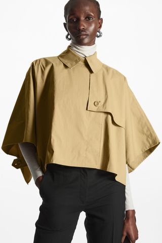 COS + Cropped Trench Coat Cape