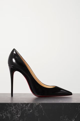 Christian Louboutin + Kate 100 Patent-Leather Pumps