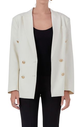 Endless Rose + Double Breasted Blazer