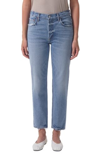 Agolde + Kye Ankle Straight Leg Organic Cotton Jeans