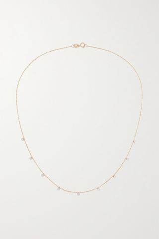 Stone and Strand + Gold Diamond Necklace