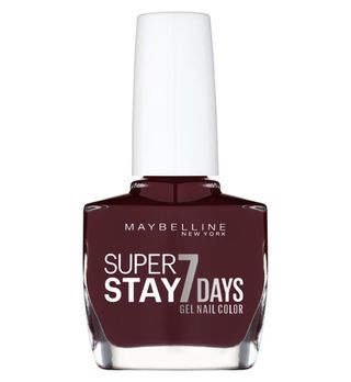 Maybelline + Superstay 7 Days Gel Nail Polish in Midnight Red