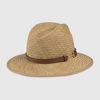 Gucci + Straw Hat With Horsebit